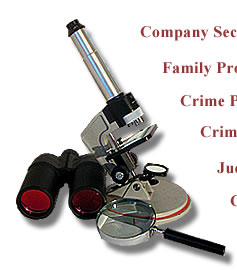 Company security, family protection, crime prevention